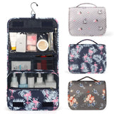 Toiletry Bag Womens, Travel Bag for Toiletries, Portable Shower Bag with Metal Hook, Hanging Toiletry Bag with Large Capacity, Waterproof Travel Makeup Organizer for Girls