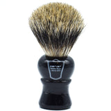 Parker Safety Razor"Long Loft" 100% Pure Badger Bristle Shaving Brush with Ebony Handle & Free Stand