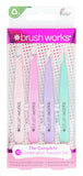 Tweezers by Brushworks HD Combination Tweezer Set - Pastels