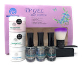 Nail Dipping Powder Kit For French Manicure 2 oz per jar. Easy to use dipping nail powder starter kit.