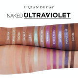 Urban Decay Naked Ultraviolet Eyeshadow Palette, 12 Vivid Neutral Shades with Purple Pop - Ultra-Blendable, Rich Colors with Velvety Texture - Set Includes Mirror & Double-Ended Makeup Brush