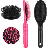 2 Pieces Loop Wig Brush Hair Extension Brush Hair Pieces Toupees Weaves Brush for Brushing Styling Detangling Natural and Synthetic Hair Wig Brush Set