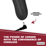 Wahl Clipper Lithium-Ion Cordless Haircutting Kit - Rechargeable Grooming & Trimming Kit With 12 Guide Combs for Heads, Beard & All Body Grooming - Model 79608
