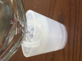 (6) Clear Plastic Deodorant Containers - New & Empty 2.5 Oz