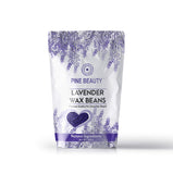 Wax Beans Hard Wax Beads Complete Kit for Painless Hair Removal 10 Extra Waxing Spatula Applicator for Bikini Area, Face, Legs, Eyebrow, Body Pearl Wax Warmer and Brazilian Wax (LAVENDER, 1.1)