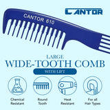 Lift Teasing Wide Tooth Comb – 5 Pack Chemical and Heat Resistant Detangler Comb – Anti Static Comb For All Hair Types – Durable and Lightweight - By Cantor