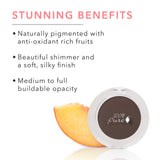 100% PURE Pressed Powder Eye Shadow (Fruit Pigmented), Potatoe Shimmer Eyeshadow, Buildable Pigment, Easy to Apply, Natural Makeup (Matte Deep Cedar Brown) - 0.07 oz