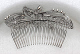 Faship Gorgeous Rhinestone Crystal Huge Floral Hair Comb