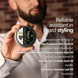 Beard Care Kit, Grooming & Trimming Gift Set for Men Includes - Beard Oil, Beard Balm, Horsehair Brush, Wooden Comb, Facial, Nose & Ear Trimmer, Beard & Mustache Scissors