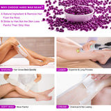 Hard Wax Beans for Painless Hair Removal, 1lb Large Refill Wax Beads for Sensitive Skin Home Waxing Kit for Women Men