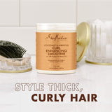 Sheamoisture Curl Enhancing Smoothie for Thick, Curly Hair Coconut and Hibiscus Sulfate Free and Paraben Free 20 oz
