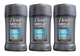 Dove Men + Care Antiperspirant - Clean Comfort - Non-Irritant - Net Wt. 2.7 OZ (76 g) Per Stick - Pack of 3 Sticks