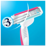 Gillette Venus Simply3 Women's Disposable Razors, 8 Count