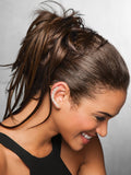 Trendy-Do Hair Wrap Color R6/30H CHOCOLATE COPPER - Hairdo Up to 13" Long Tru2Life Heat Friendly Elastic Band Synthetic Updo Hairpiece