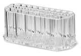 byAlegory Acrylic Makeup Beauty Brush Organizer for Slim Handles 26 Space Cosmetic Storage Display Container - Clear