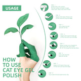 Pine Gel Nail Polish Classic Red Series Colors Cat Eye Nail Gel 7.5 ml with Base Coat Top Coat 10 ml Soak Off UV LED Cured Home Manicure Gel Polish