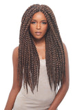 3S HAVANA MAMBO BOX BRAID 24" (1 Jet Black) - Janet Collection Synthetic Crochet Braiding Hair