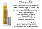 100% Natural & Organic Blemish Pen - Best Acne Spot Treatment Great for Redness & Inflammation due to Pimples/Blemishes. Acne Fighting Retinol & Dragon's Blood Give a Quick Pimple Spot Treatment.