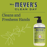 Mrs. Meyer's Clean Day Liquid Hand Soap, Cruelty Free and Biodegradable Formula, Lemon Verbena Scent, 12.5 oz- Pack of 3