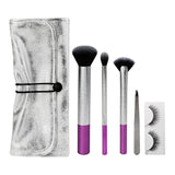 Real Techniques Lustrous Brush Set with Lashes and Tweezers Limited Edition by Sam and Nic