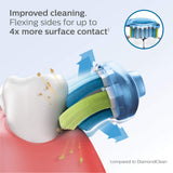 Philips Sonicare HX9073/65 Genuine Replacement Toothbrush Head Variety Pack - Premium Plaque Control, Premium Gum Care & Premium White, Brushsync Technology, White 3-pk
