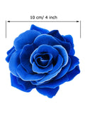 Outus 15 Pieces Rose Flower Hairpin Hair Clip Flower Pin Up Flower Brooch