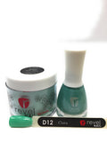 Matching Revel Dip Powder (2oz) and Polish (0.5oz) Color Set - Clara