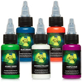 Millennium Mom's Nuclear UV Blacklight Tattoo Ink - 5 Color Set - 1/2 oz