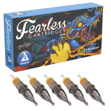 Dynarex Fearless Tattoo Cartridges Round Shader, 1205rs, 20 Count