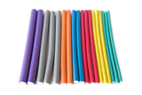 Diane Twist-Flex Rods – Pack of 42 Assorted Hair Rollers for Women and Girls  – Reusable Zip Pouch for Storage - Small, Medium, Large – Purple, Gray, Orange, Blue, Red, Yellow, Green – DTV2