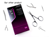 Staleks Professional Cuticle Curved Scissors Stainless Steel Manicure Pedicure Care Tools Nail Beard Eyebrow Eyelash Trimming PRO EXPERT 10 TYPE 1 (18 мм) (SE-10/1)