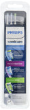 Philips Sonicare HX9073/65 Genuine Replacement Toothbrush Head Variety Pack - Premium Plaque Control, Premium Gum Care & Premium White, Brushsync Technology, White 3-pk