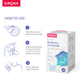 Sirona Disposable Underarm Sweat Pads - 24 Pads, Antiperspirant Absorbent Odour Blocker Pads Armpit Dress Shields, Fights Hyperhidrosis