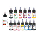 AUTHENTIC STARBRITE 14 Color Tattoo Ink Set Kit Starbright 1/2oz