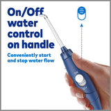 Waterpik WP-663 Water Flosser Electric Dental Countertop Professional Oral Irrigator For Teeth, Aquarius, Blue