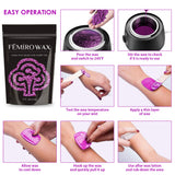 Hard Wax Beans for Painless Hair Removal, 1lb Large Refill Wax Beads for Sensitive Skin Home Waxing Kit for Women Men