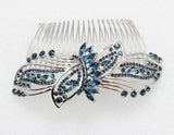 Faship Gorgeous Rhinestone Crystal Huge Floral Hair Comb