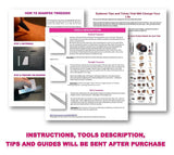 Express Beauty Boutique Tweezers 3pcs Set Pink Case Professional Quality Stainless Steel Precision Eyebrow Tweezer for Ingrown Hair Shaping Eyebrows.