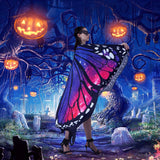 Butterfly Wings,'2020 latest' Butterfly Costumes+Butterfly lace mask+Insect Antenna Headband,Halloween Costumes for women