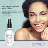 Anti Aging Retinol Cream 2.5% Retinol Serum & Anti Wrinkle Cream for Women & Men – Collagen Skin Firming Cream w/Hyaluronic Acid, Organic Green Tea Extract, Aloe Vera, Vitamin E Oil & Jojoba Oil