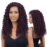 FreeTress Synthetic Hair Crochet Braids 2X Soft Faux Loc Curly 12" (6-Pack, 4)
