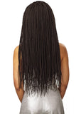 Sensationnel 100% Premium Fiber Cloud9 Swiss 4X4 Lace Parting Wig Small Size - BOX BRAID SMALL (1 [Jet Black])