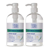 Dead Sea Collection Antibacterial Hand Soap Crisp Clean Set of 2 (16.7 fl.oz/500ml) Helps protect, cleanse and moisturize your hands.