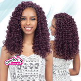 FreeTress Synthetic Hair Crochet Braids GoGo Curl 12" (6-Pack, 99J)