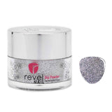 Revel Nail Dip Powder | for Manicures | Nail Polish Alternative | Non-Toxic & Odor-Free | Crack & Chip Resistant | Can Last Up to 8 Weeks | 0.5 oz Jar | Glitter (Phoebe, 0.5 oz)