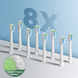 Sonic Toothbrush,Electric Toothbrushes for Adults, Rechargeable Whitening Toothbrush for 60 Day Use,8 Dupont Brush Heads,5 Modes , 2 Minutes Smart Timer ,Waterproof Powerful Electric Toothbrushes