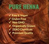 300 Grams - 100% Pure Henna Powder For Hair Dye - Red Henna Hair Color, Best Red Henna For Hair - The Henna Guys