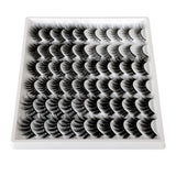 PLEELL 30 Pairs False Eyelashes 6 Styles Mixed Fluffy Lashes 13-19MM Long 3D Volume Dramatic Mink Fake Lashes Pack