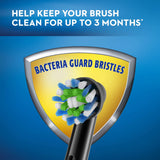 Oral-b Crossaction Electric Toothbrush Replacement Brush Head Refills, Black, 4 Count