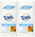 Tom's of Maine 24 Hour Long Lasting Deodorant Stick, Calendula - 2.25 oz - 2 pk